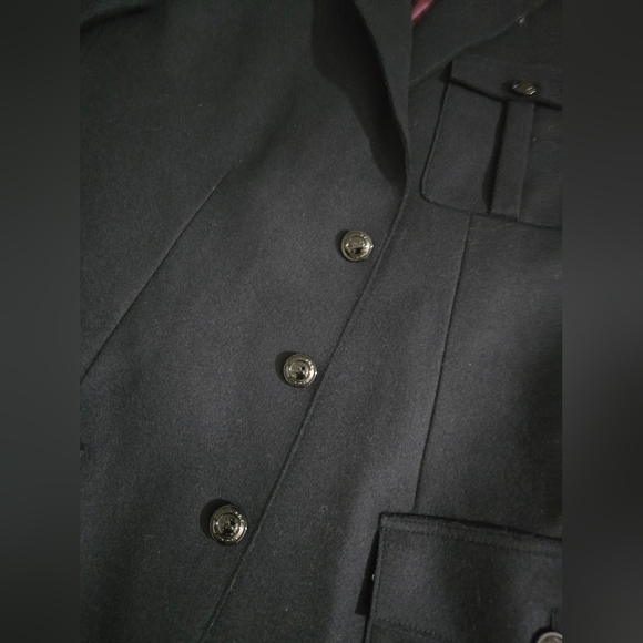 Burberry Wool Silk Pea Coat - Picture 7 of 15